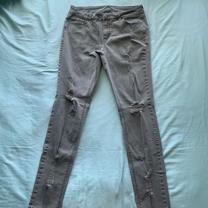 Refuge ripped skinny jeans